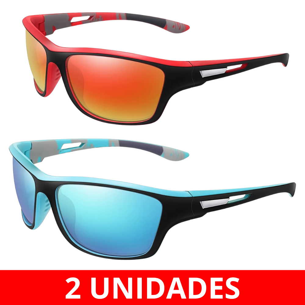 Óculos de Sol Masculino de Pesca Polarizado - Compre 1 Leve 2 - FishingEco