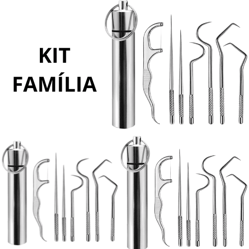 Conjunto de Limpeza Dental Profissional Portátil- Ecológico