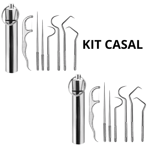 Conjunto de Limpeza Dental Profissional Portátil- Ecológico