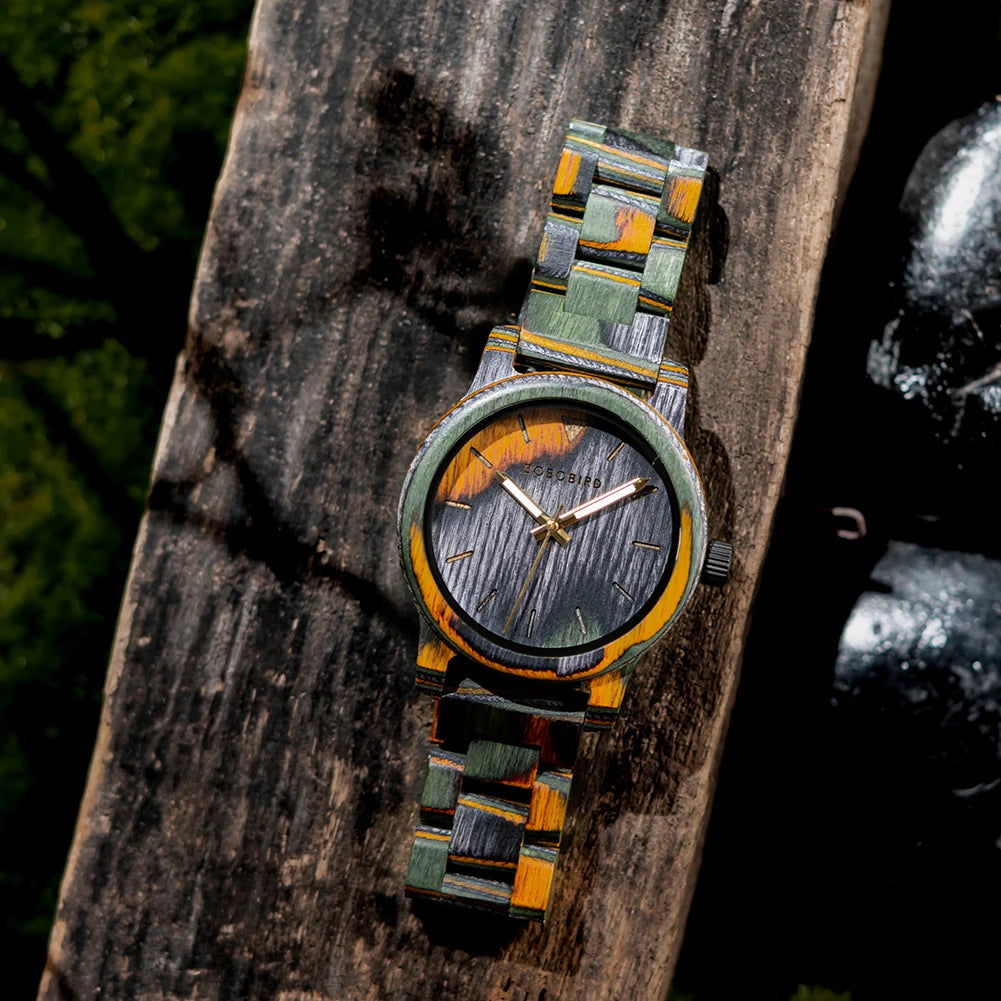Relógio de Bambu Masculino - Bamboo JungleⓇ
