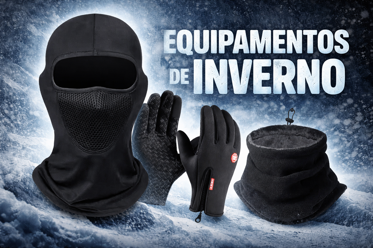 Melhor kit térmico para motoboy enfrentar frio e vento no inverno