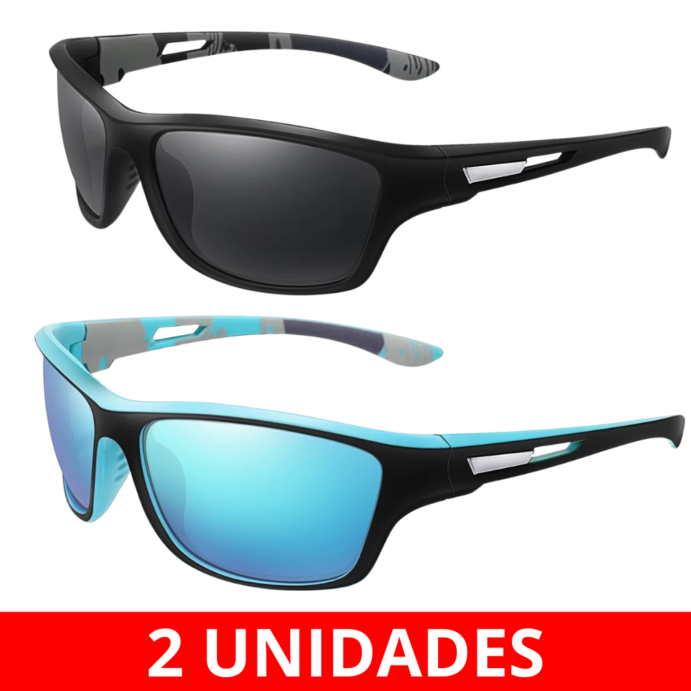 Óculos de Sol Masculino de Pesca Polarizado - Compre 1 Leve 2 - FishingEco