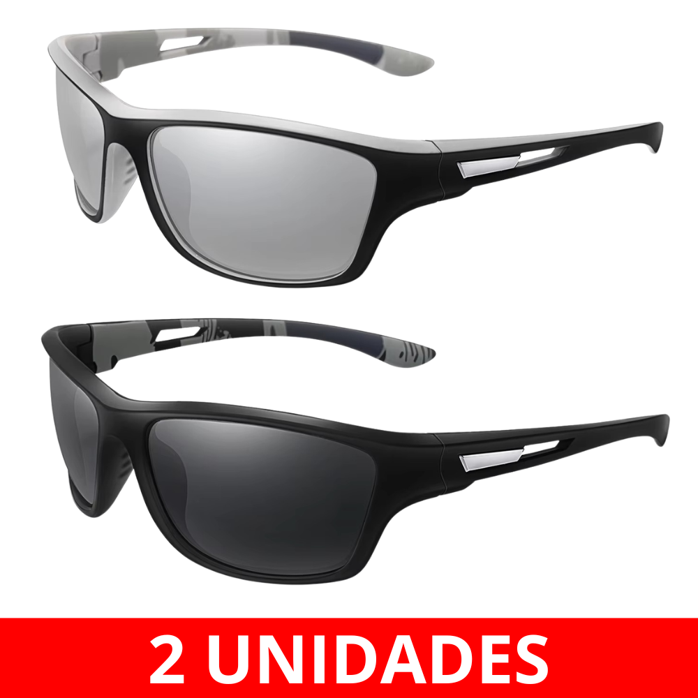 Óculos de Sol Masculino de Pesca Polarizado - Compre 1 Leve 2 - FishingEco