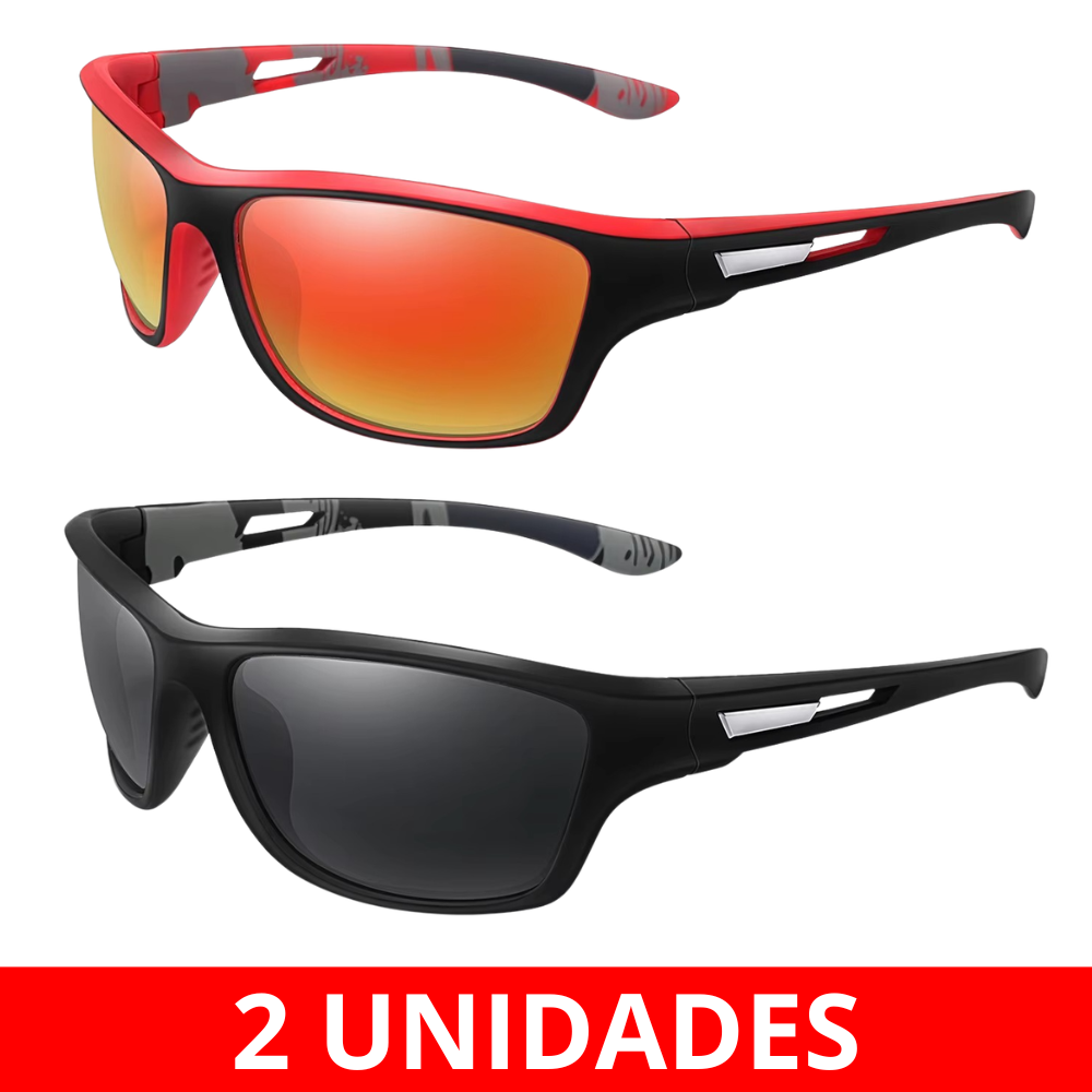 Óculos de Sol Masculino de Pesca Polarizado - Compre 1 Leve 2 - FishingEco