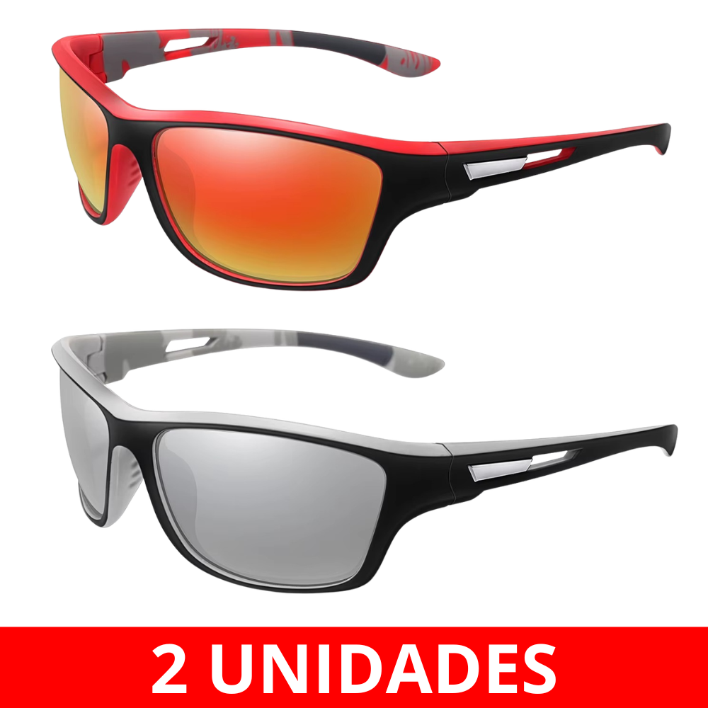 Óculos de Sol Masculino de Pesca Polarizado - Compre 1 Leve 2 - FishingEco