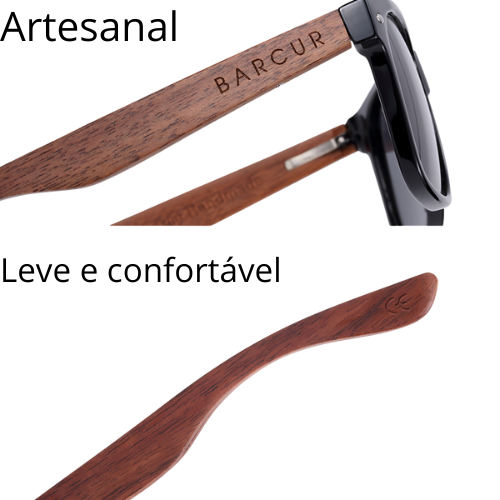 Compre 1 Leve 3 - Óculo de Bambu Artesanal - Promoção