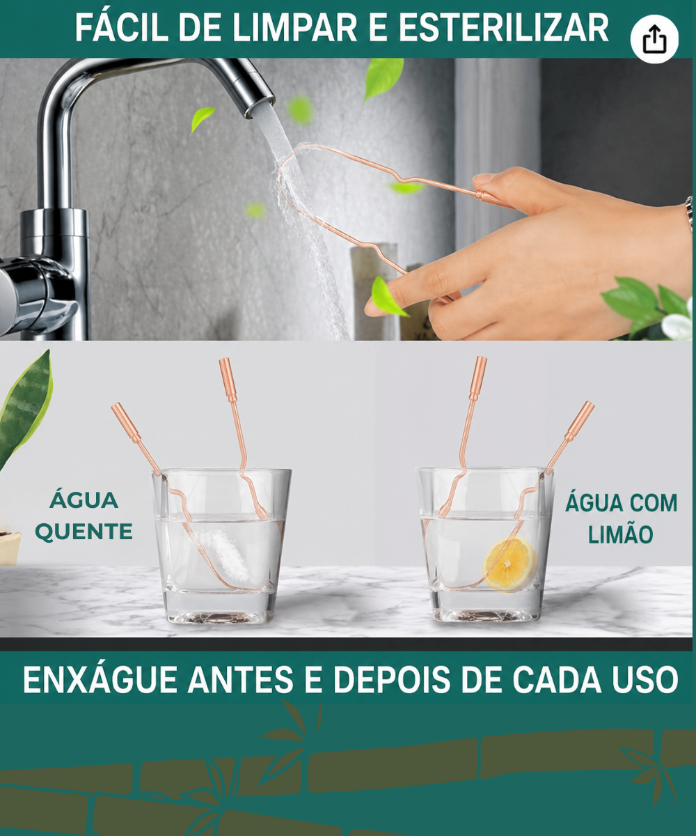 Raspador de Lingua Ecológico - Kit Econômico
